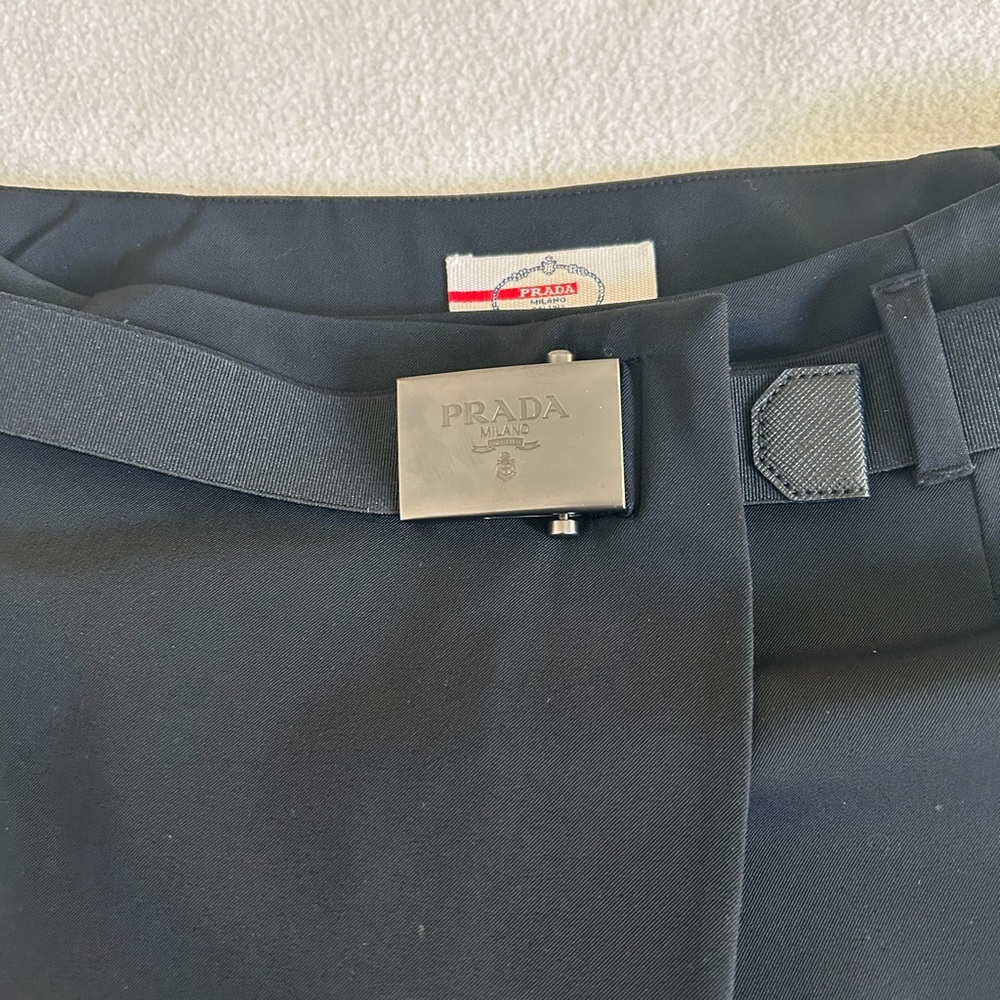 Prada wrap skirt